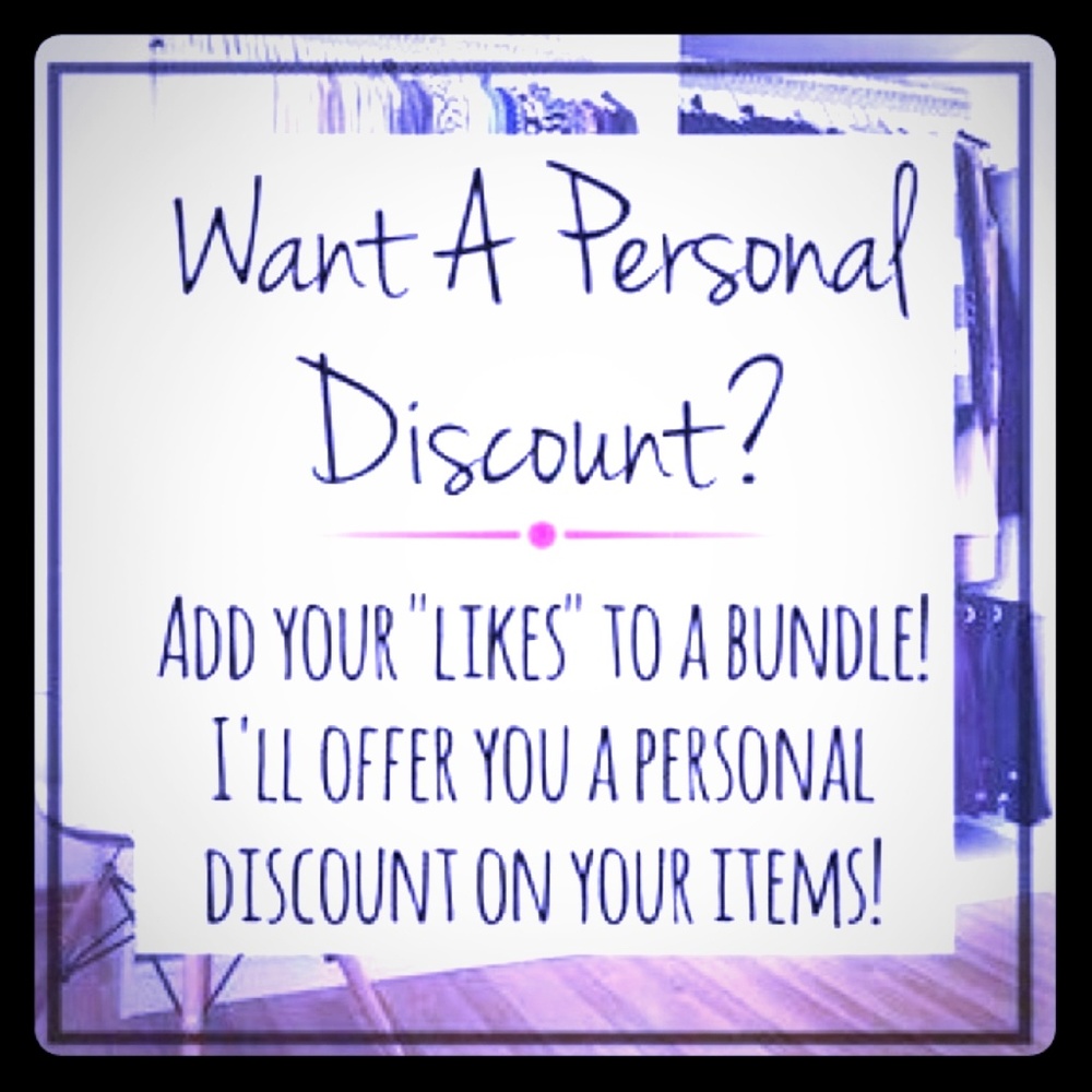BUNDLE LIKES TO RECEIVE DISCOUNT